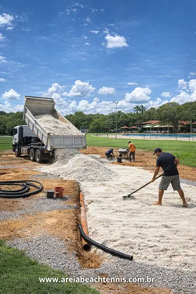 Construção de Quadras beach tennis